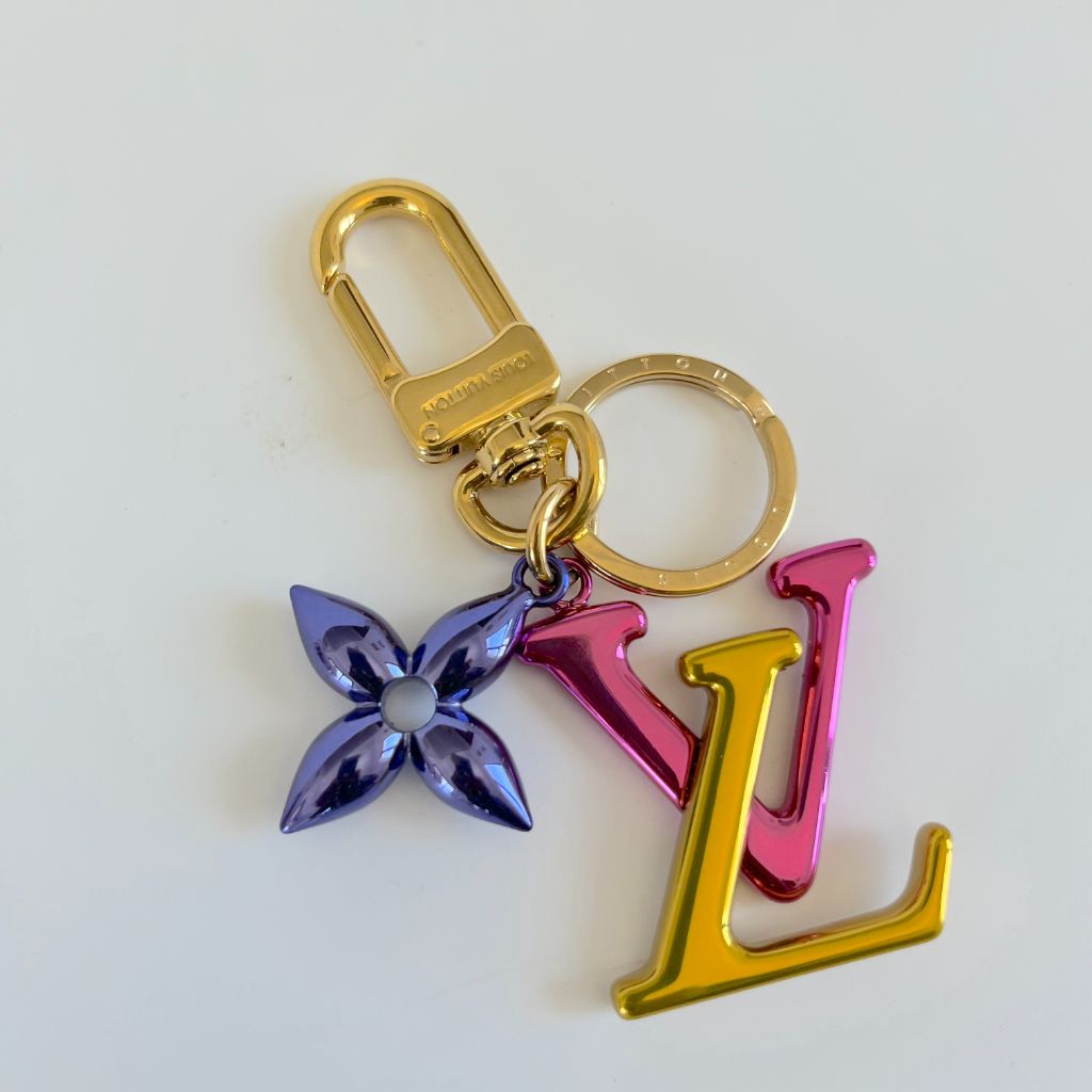 Shop Louis Vuitton Lv new wave bag charm and key holder by Garcian's