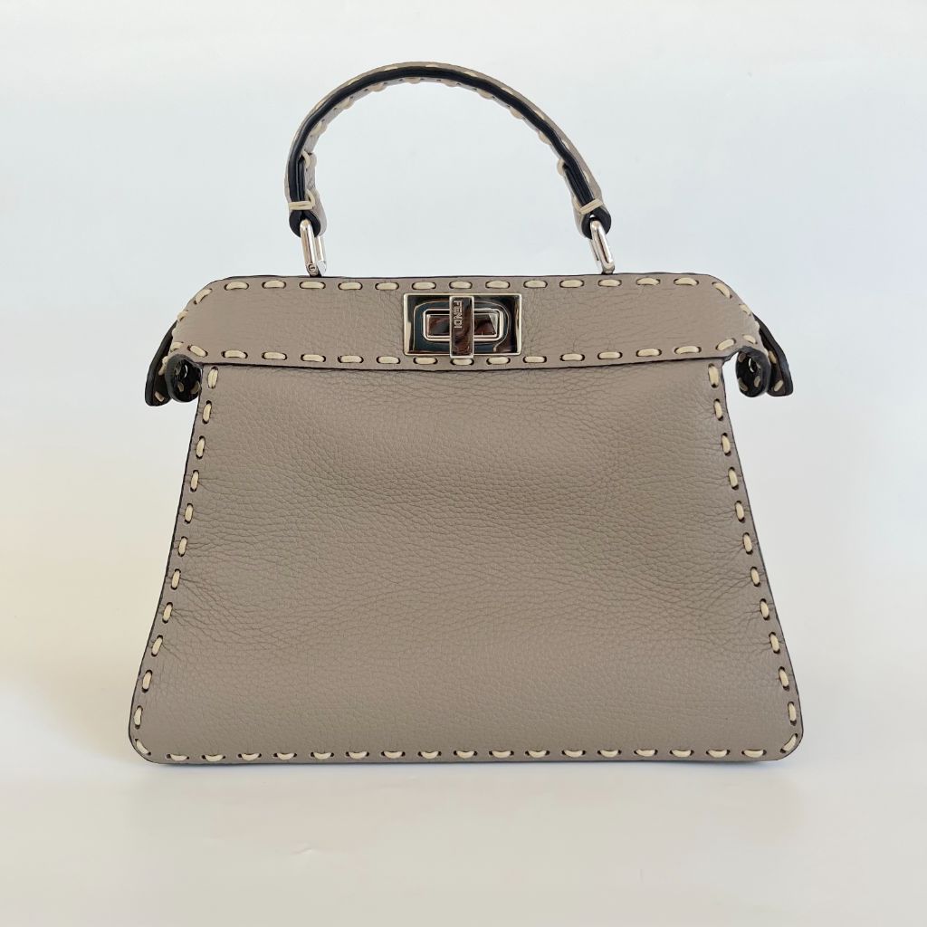 Fendi Peekaboo ISeeU Small Etoupe Selleria bag BOPF Business