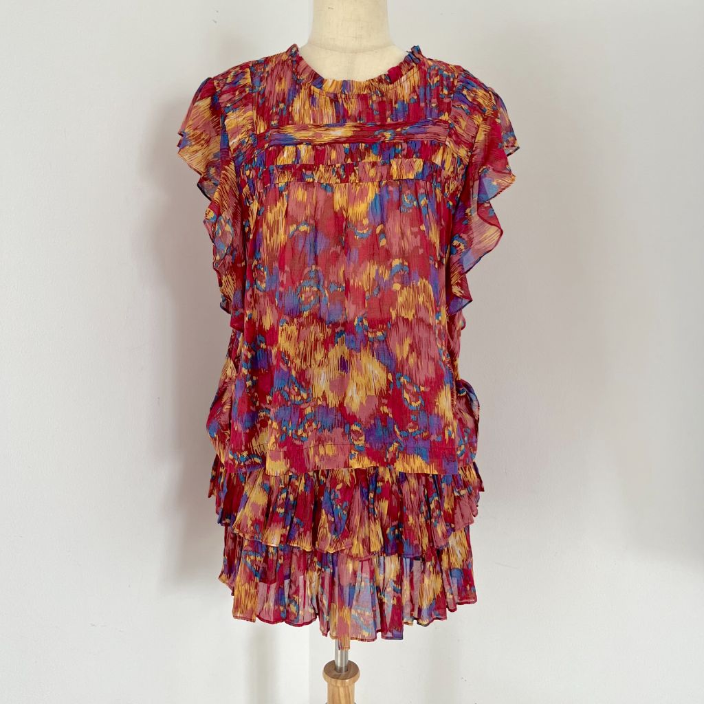 Isabel Marant Étoile Printed Blouse with Matching Skirt