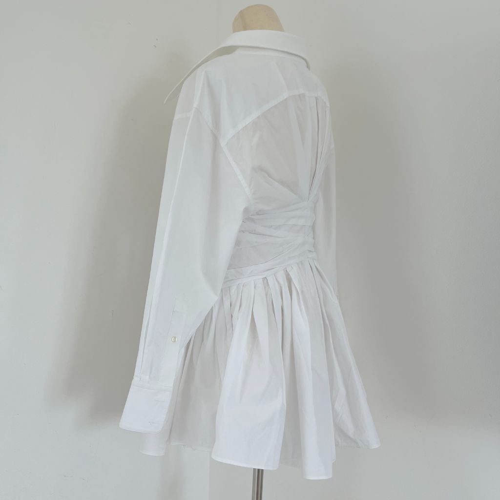 Alexander Wang White Shirt Dress - BOPF | Business of Preloved Fashion Alexander Wang White Shirt Dress - BOPF | Business of Preloved Fashion