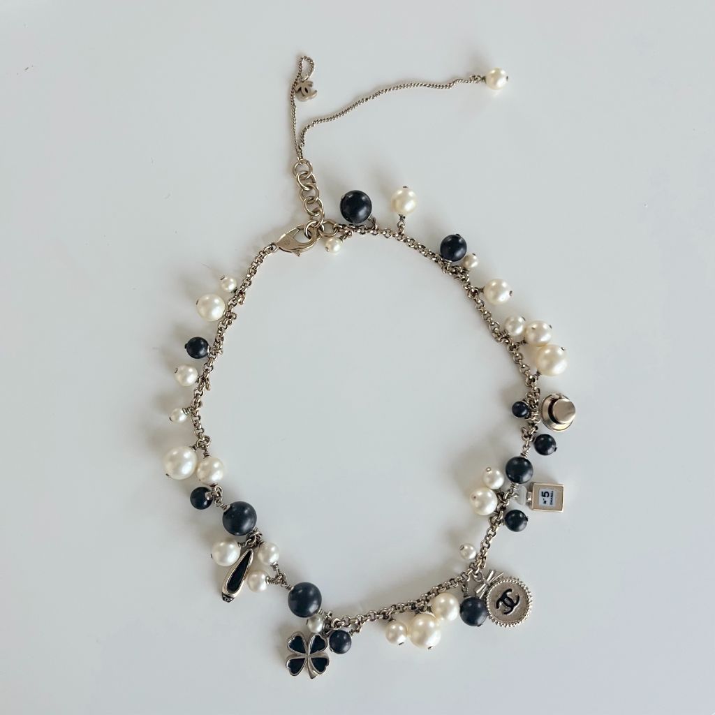 Chanel // PF 2014 Pearl CC Multi Strand Necklace – VSP Consignment