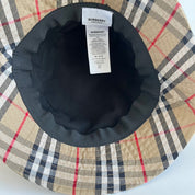BURBERRY Checked cotton-blend twill bucket hat