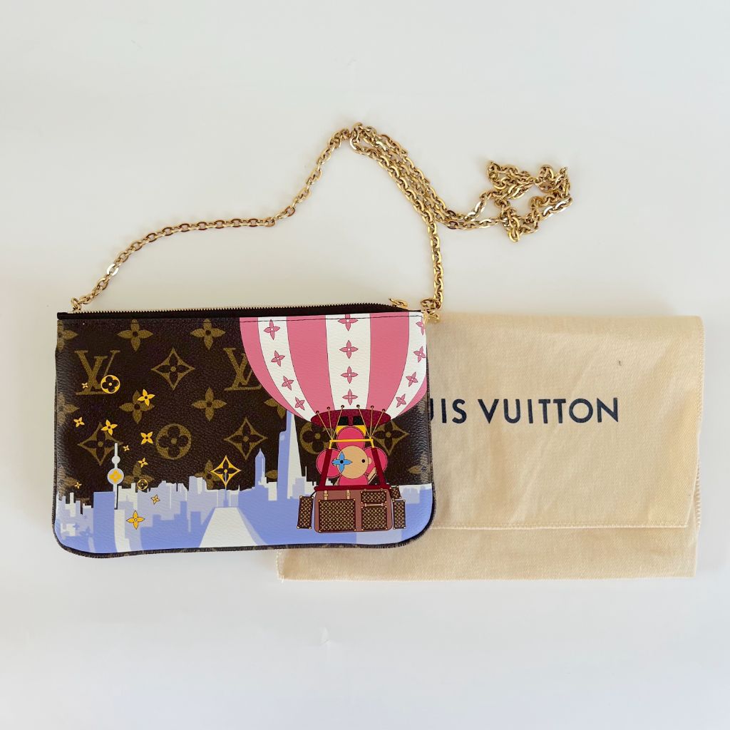 Louis Vuitton Christmas Animation Double Zip Pochette Bag - BOPF