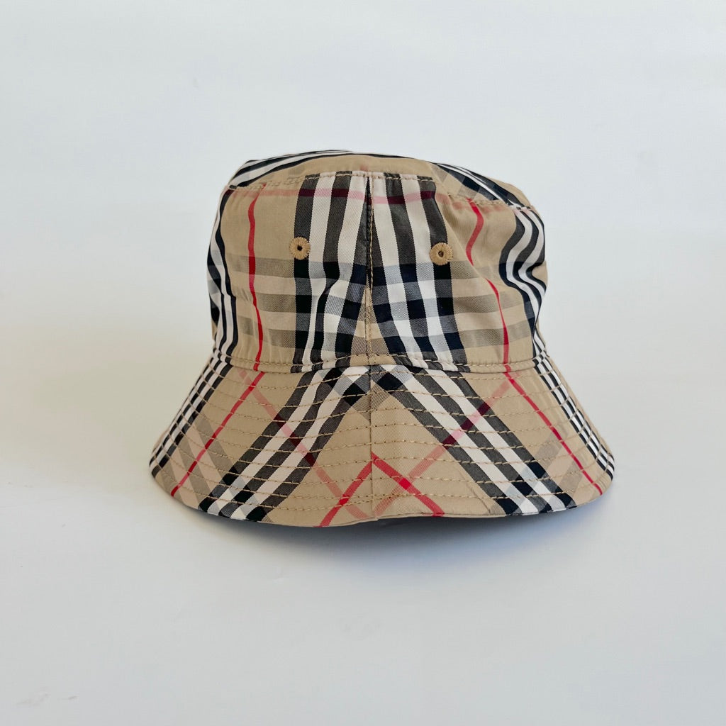 BURBERRY Checked cotton-blend twill bucket hat