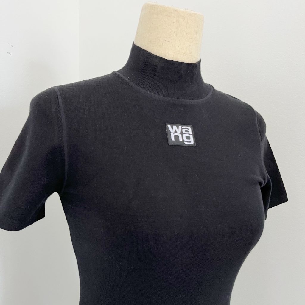 Alexander Wang Bodycon Black Mini Dress