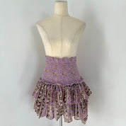 Isabel Marant Naomi floral-print ruffled miniskirt