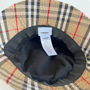 BURBERRY Checked cotton-blend twill bucket hat