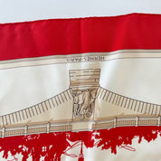Hermès Printed Silk Scarf