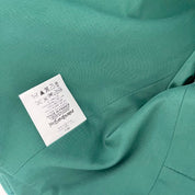 Yves Saint Laurent Paris Dark Green Front Open Ruffled Bolero Jacket
