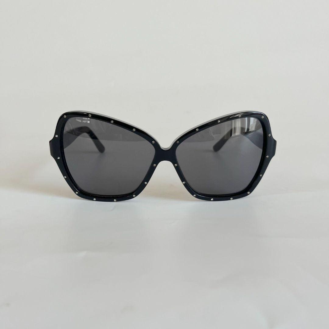 Celine black oversized sunglasses with crystals - BOPF  display picture 1