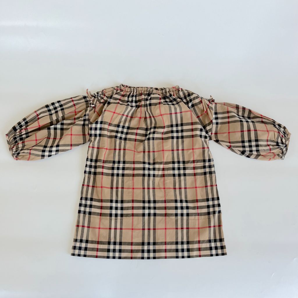 Burberry checkered girls dress, 2 years