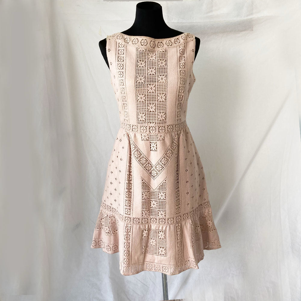 Valentino Pink Embroidered Dress - BOPF | Business of Preloved Fashion