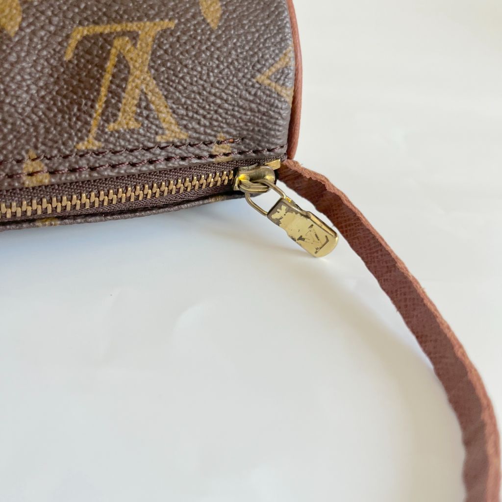 Louis Vuitton Monogram Mini Papillon Hand Bag Pouch