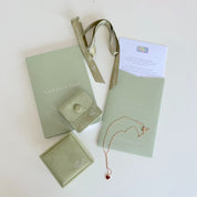 Van Cleef & Arpels Sweet Alhambra Heart Carnelian Rose Gold Pendant Necklace