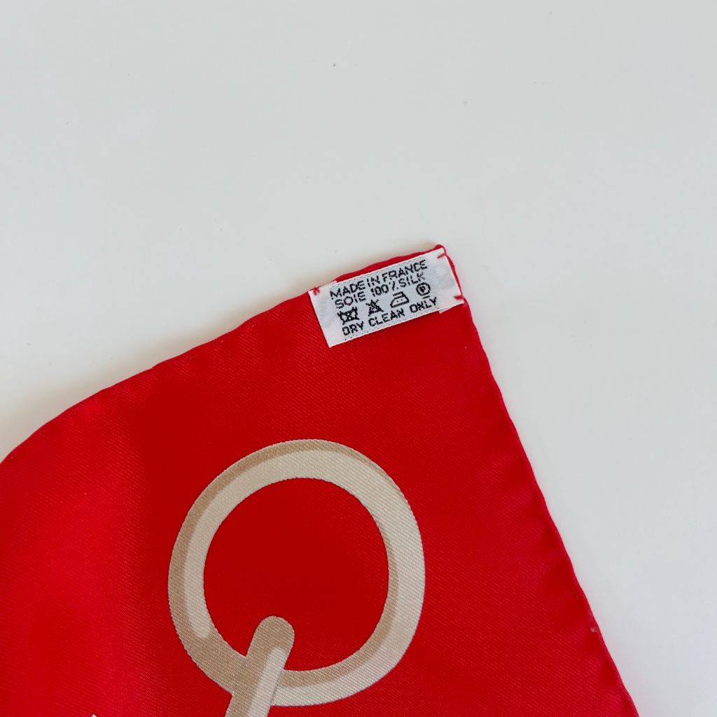 Hermès Printed Silk Scarf