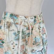 Zimmermann printed shorts with draw string
