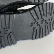 Caravela Ta-Da Studded Detail Combat Block Heel Boots, 37