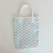 Goyard White and Blue Goyardine Canvas & Chevroches Calfskin Poitiers Claire-Voie Bag