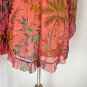 Zimmermann Tropicana Flutter Playsuit in Silk