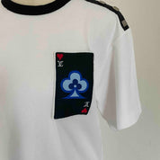 Louis Vuitton T-shirt with Ace of Spade Embroidered Patch Pocket