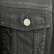 BALMAIN SIGNATURE BACK LOGO DENIM JACKET