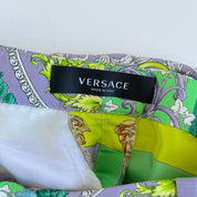 Versace Barocco printed silk shorts