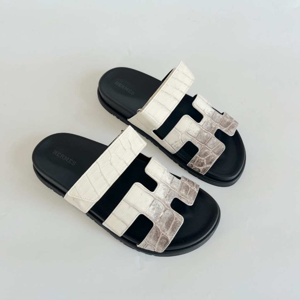 Crocodile hermes slippers Clearance