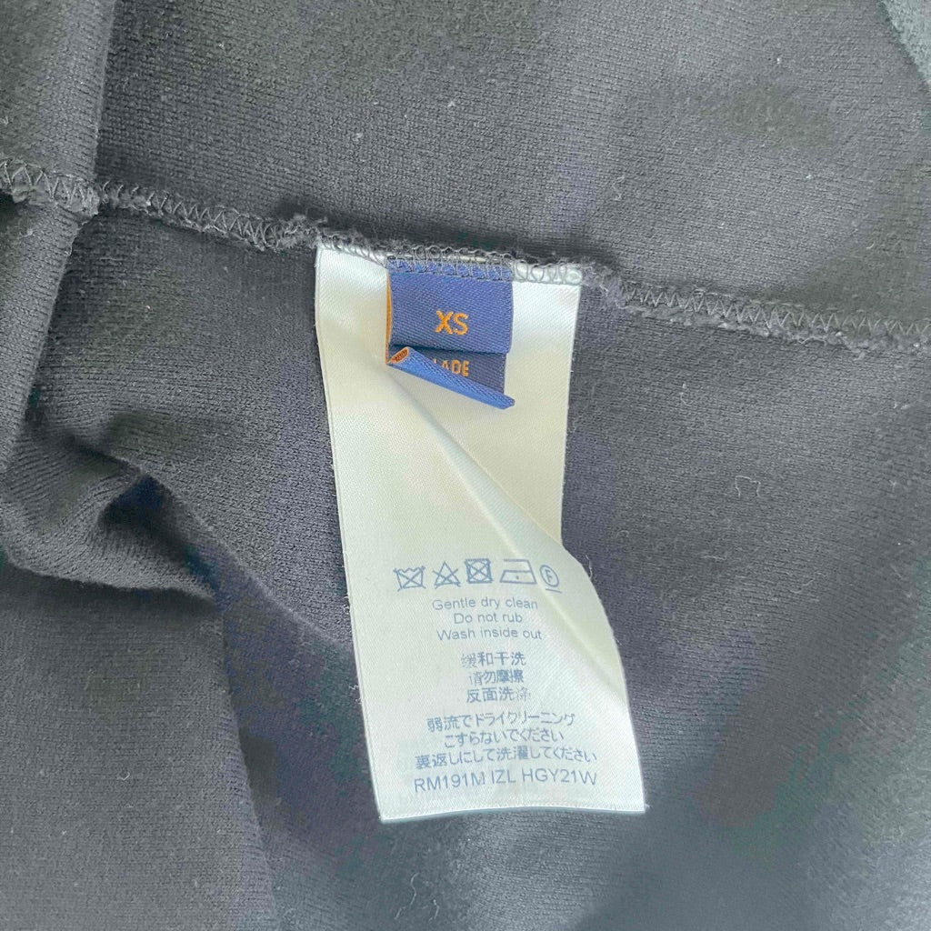 Pre-owned Bopf, Business Of Preloved Fashion Louis Vuitton Black Cotton &  Jacquard Velour Satellite T Shirt In Default Title