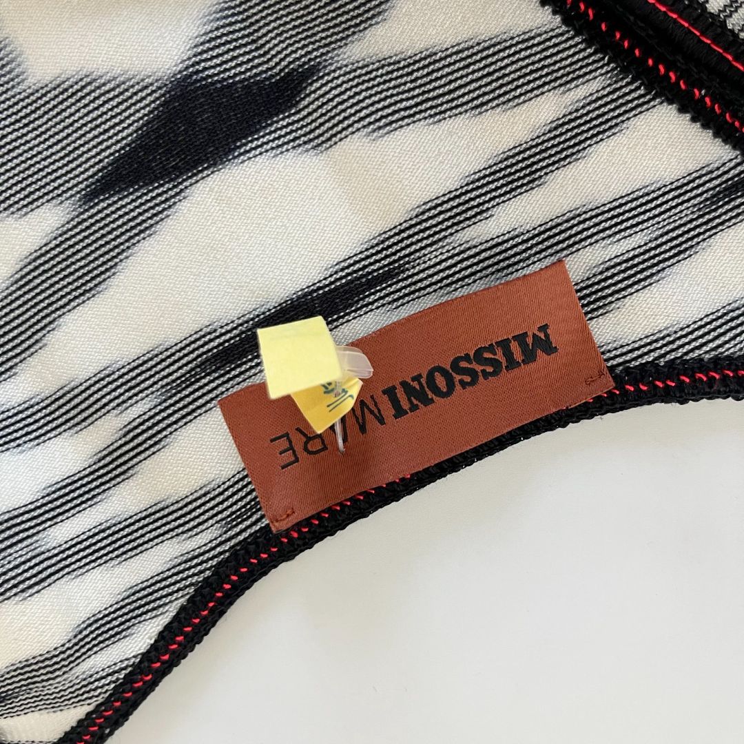 Missoni Mare stretch mini zig zag print dress