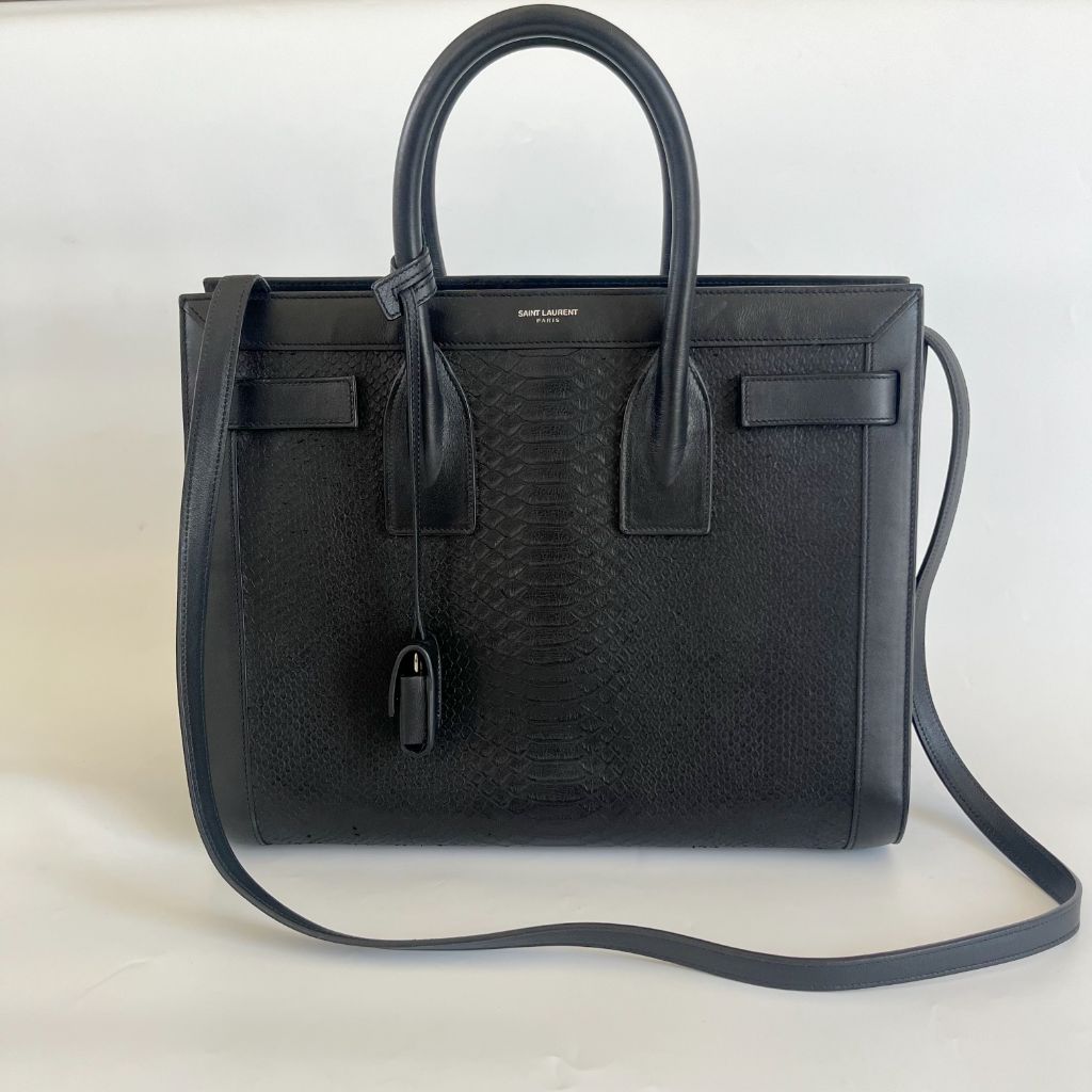 Saint Laurent Sac De Jour Python Small Bag BOPF Business of Preloved Fashion