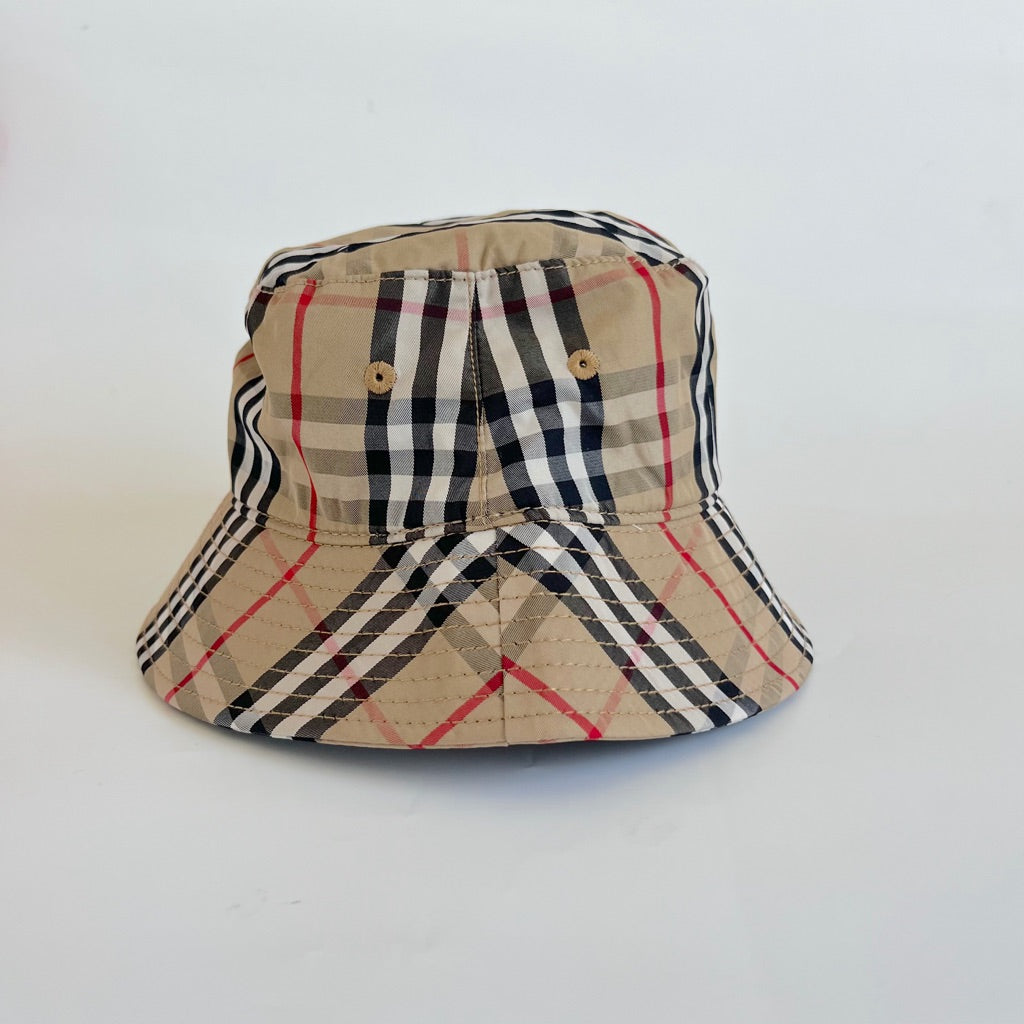 BURBERRY Checked cotton-blend twill bucket hat
