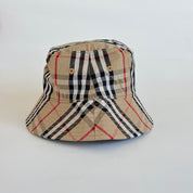 BURBERRY Checked cotton-blend twill bucket hat