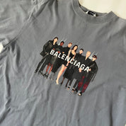 Balenciaga Real Balenciaga Family photo t shirt