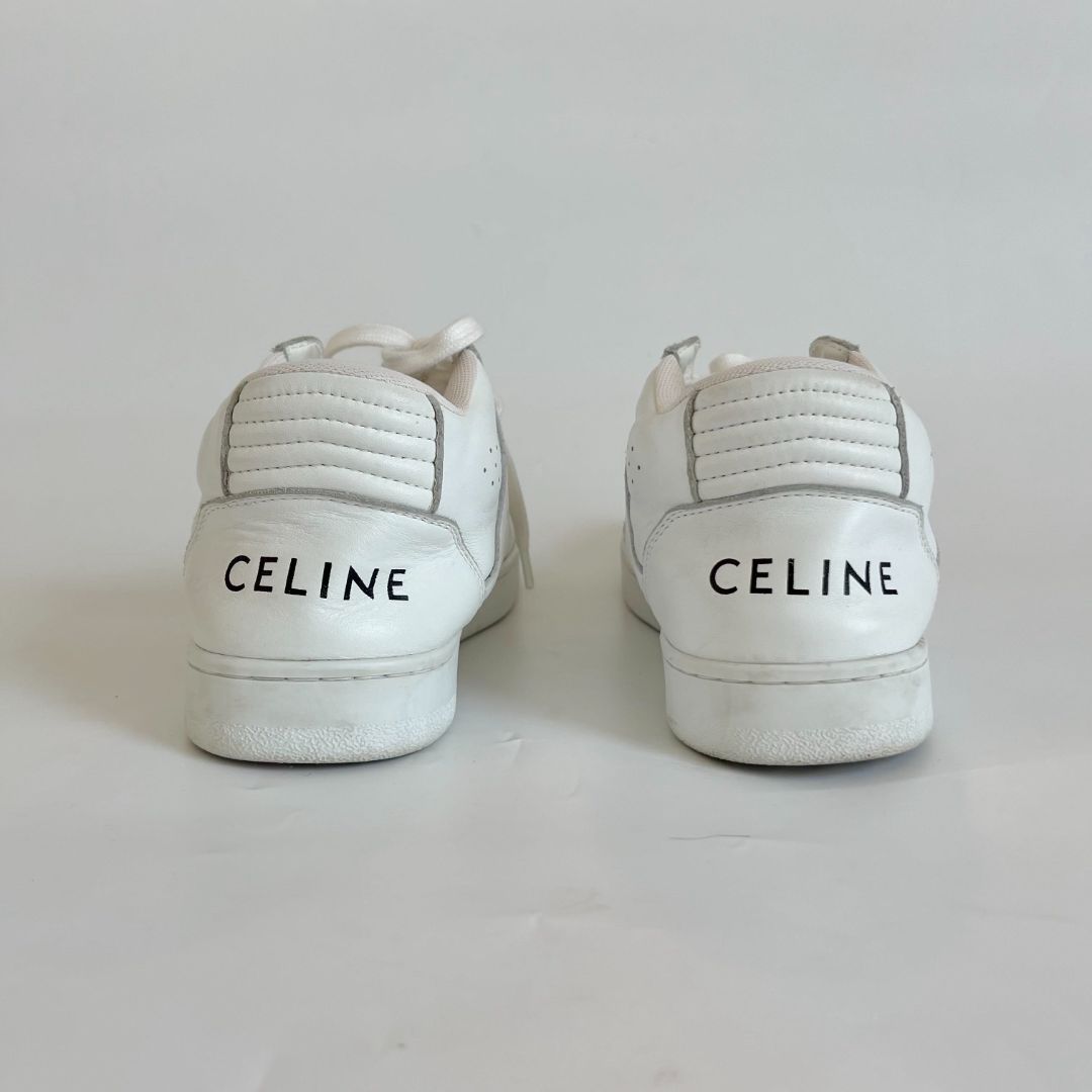 Celine CT-02 mid sneaker with velcro in calfskin, 38