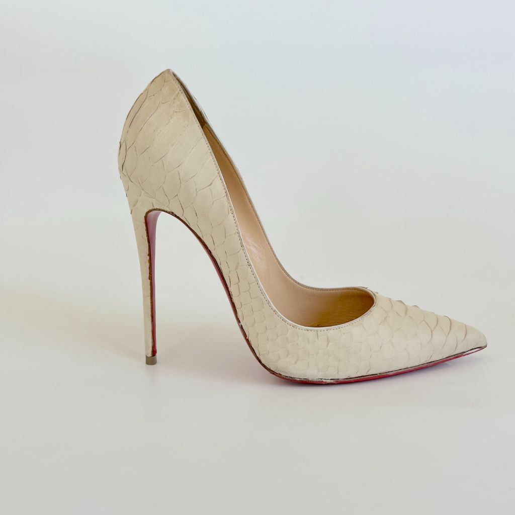 Christian Louboutin python So Kate pointed toe pumps, 39 BOPF Business of Preloved Fashion