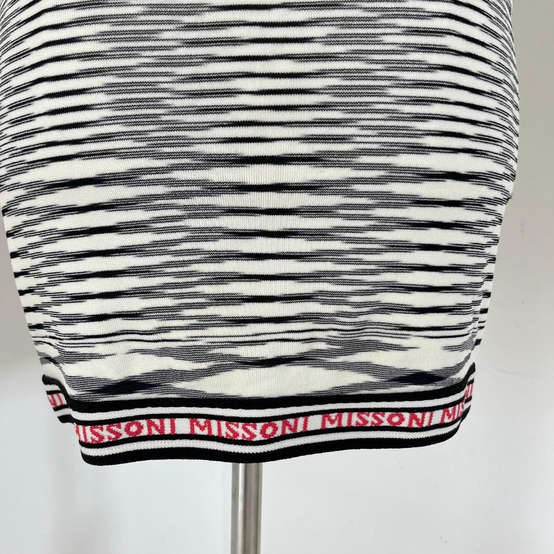 Missoni Mare stretch mini zig zag print dress