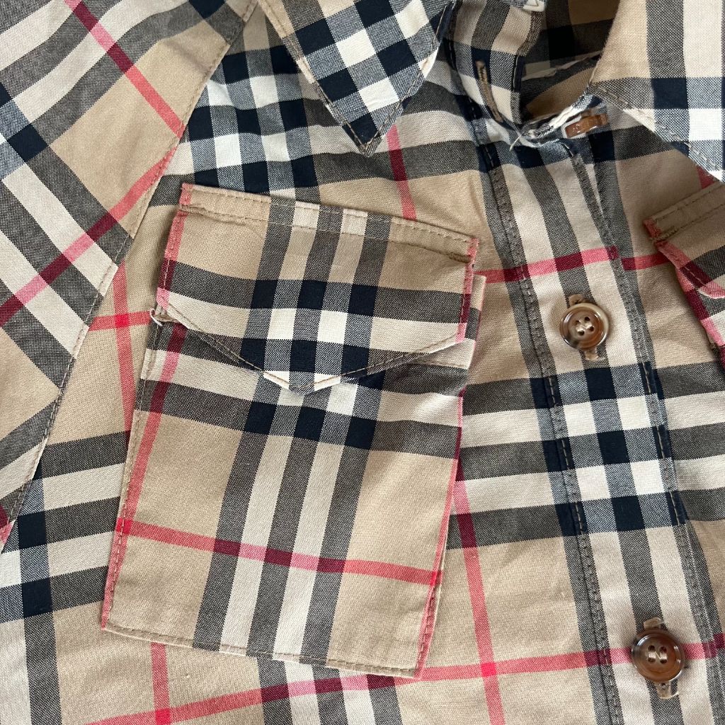 Burberry Vintage Check Cotton Shirt Dress - BOPF