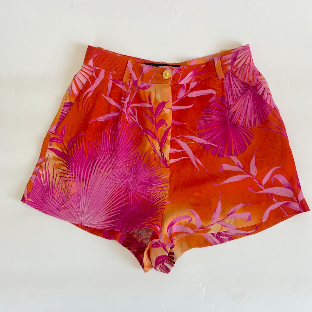 Versace Floral Printed Shorts
