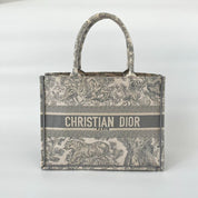Dior Canvas Book Tote Medium Bag