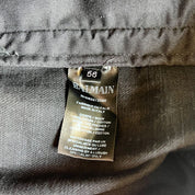 BALMAIN SIGNATURE BACK LOGO DENIM JACKET