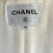 Chanel 2022 Cruise Black and White Silk Jacket