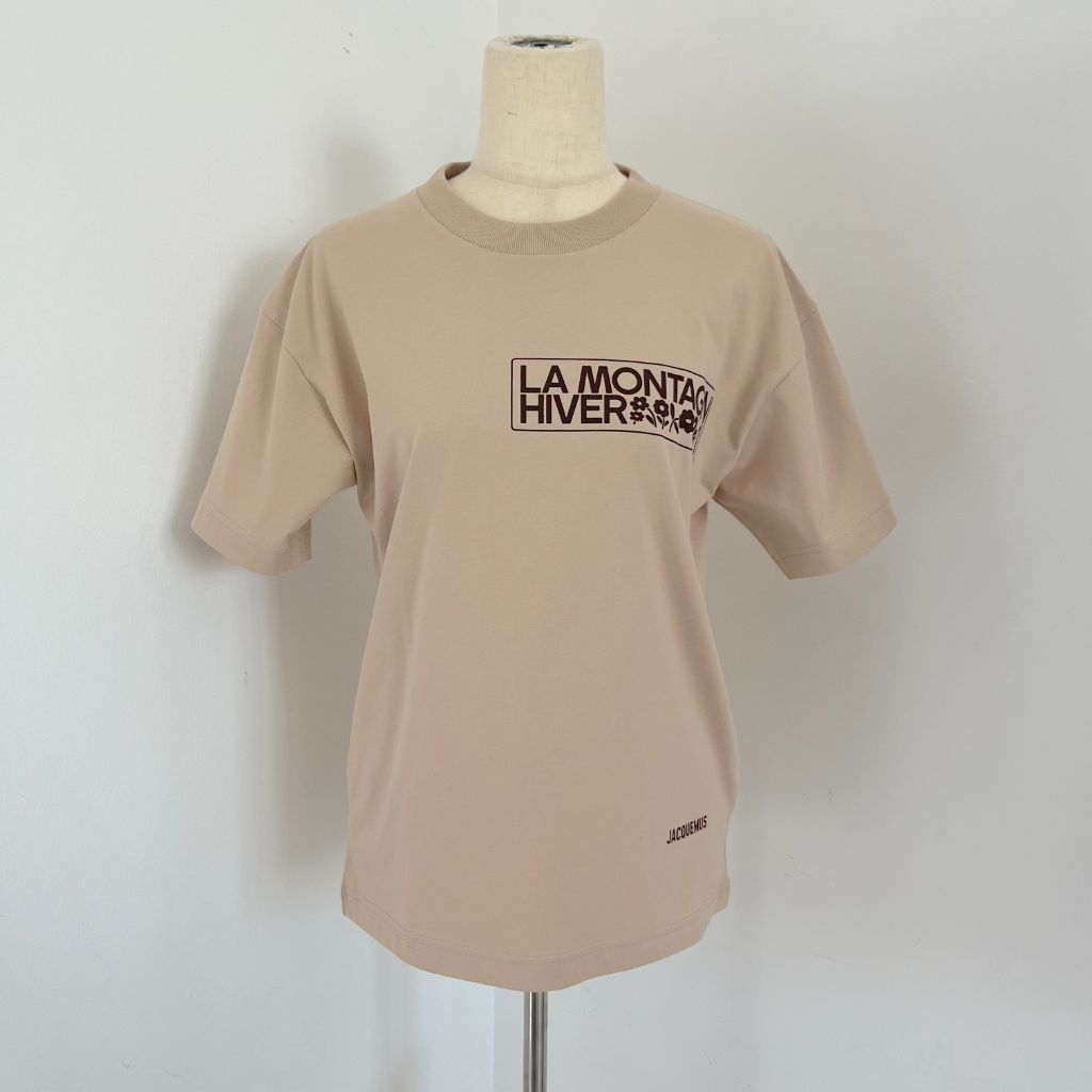 Jacquemus Tan Printed Montagne' T-shirt