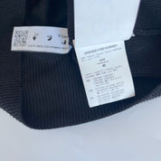 Off-white black ribbed top