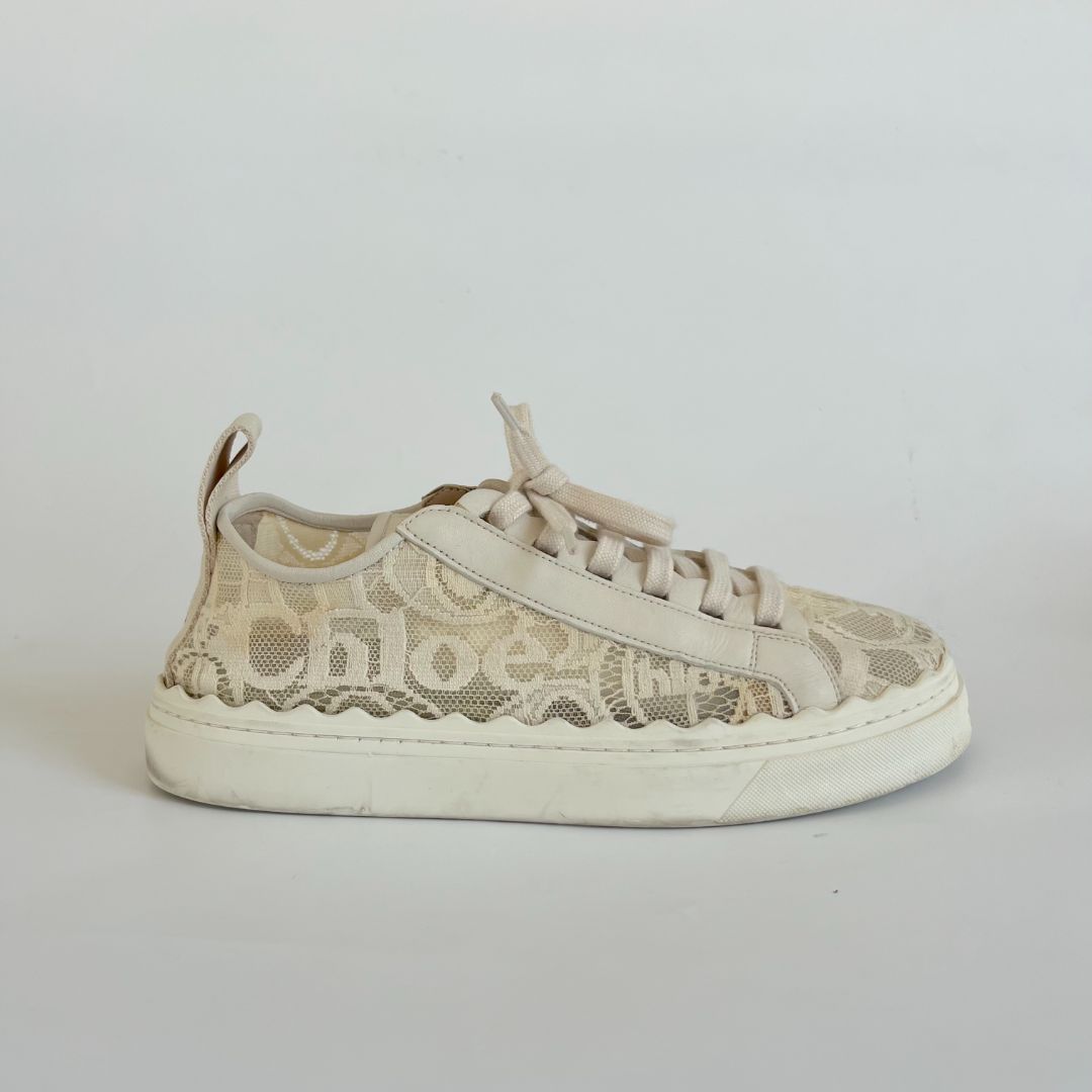 Chloe Lauren Sneakers in Lace, 40