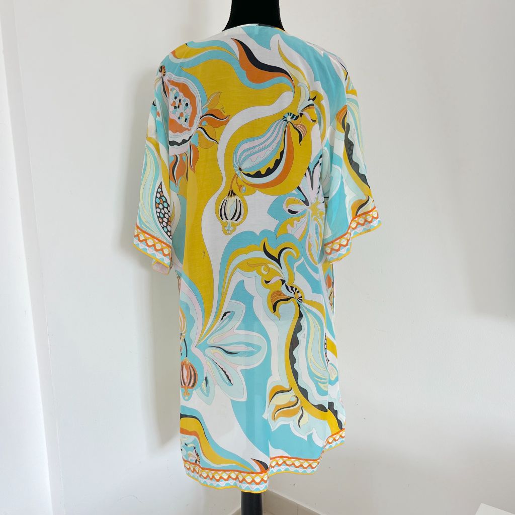 Emilio Pucci Printed Sheer Dress