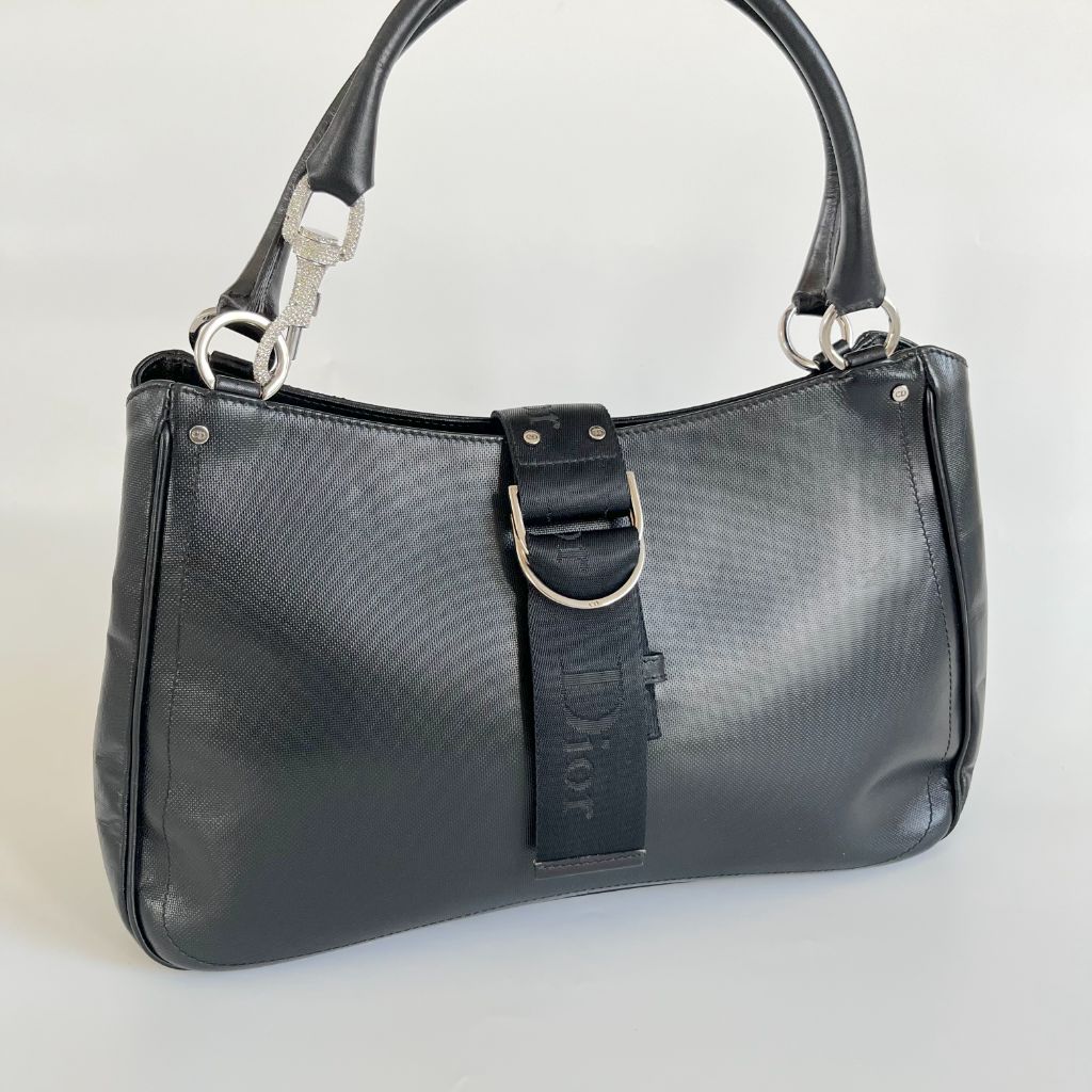 Dior - Authenticated Hardcore Handbag - Leather Black for Women, Very Good Condition