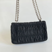 Prada Flap Gaufre Shoulder Nappa Medium Leather Bag