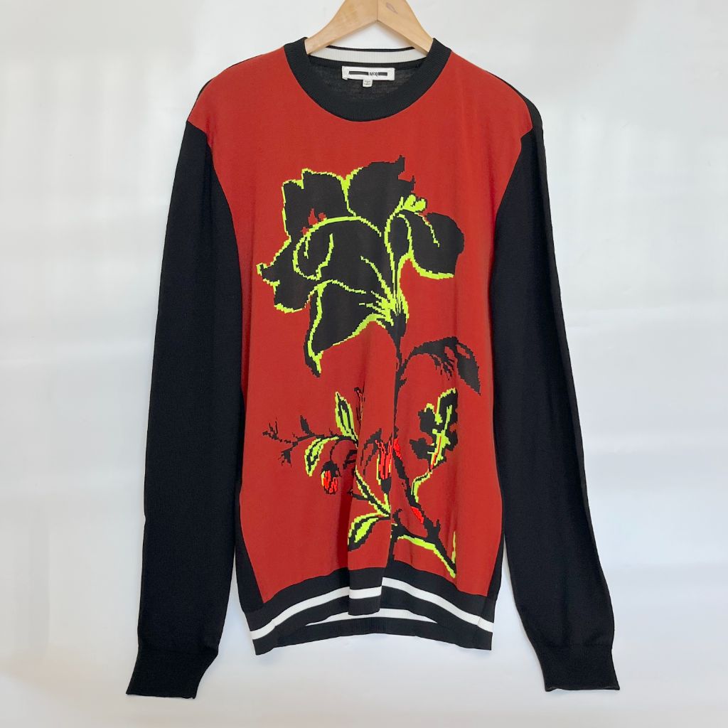 Alexander McQueen Sweater with Flower Print