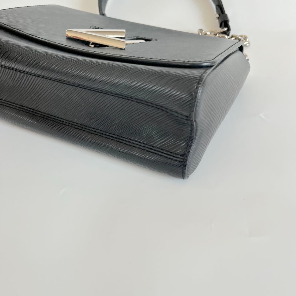 Louis Vuitton Black Epi Leather Sevigne Clutch