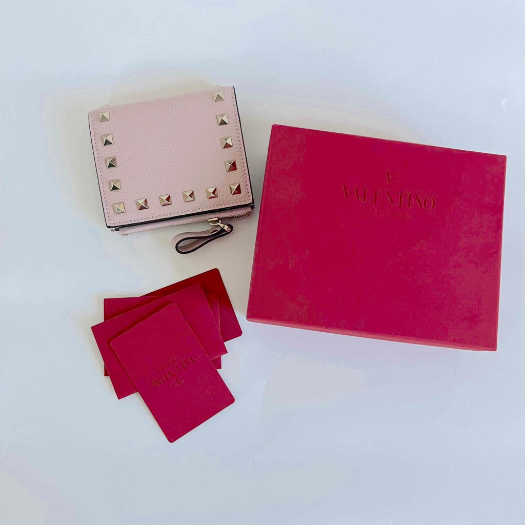 Valentino Rockstud bi-fold wallet